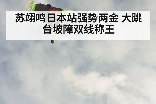 苏翊鸣日本站强势两金 大跳台坡障双线称王